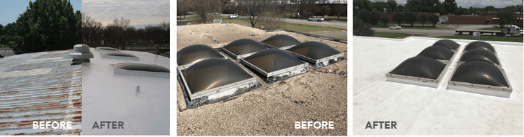 Roofing Membranes (Before and After)