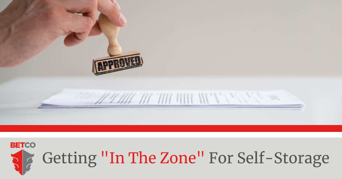 Getting In The Zone for Self-Storage